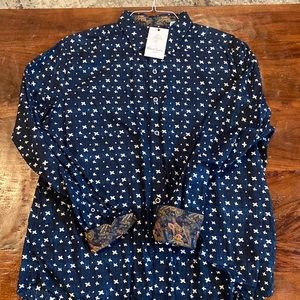 Robert Graham, men’s button-down shirt, never worn